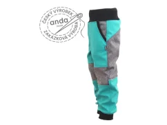 Softshellové kalhoty s fleecem